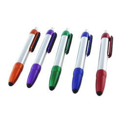 Plastic Ballpen with Stylus & Screen Cleaner (Model A)
