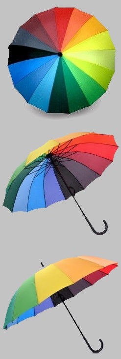 24inch Rainbow Umbrella