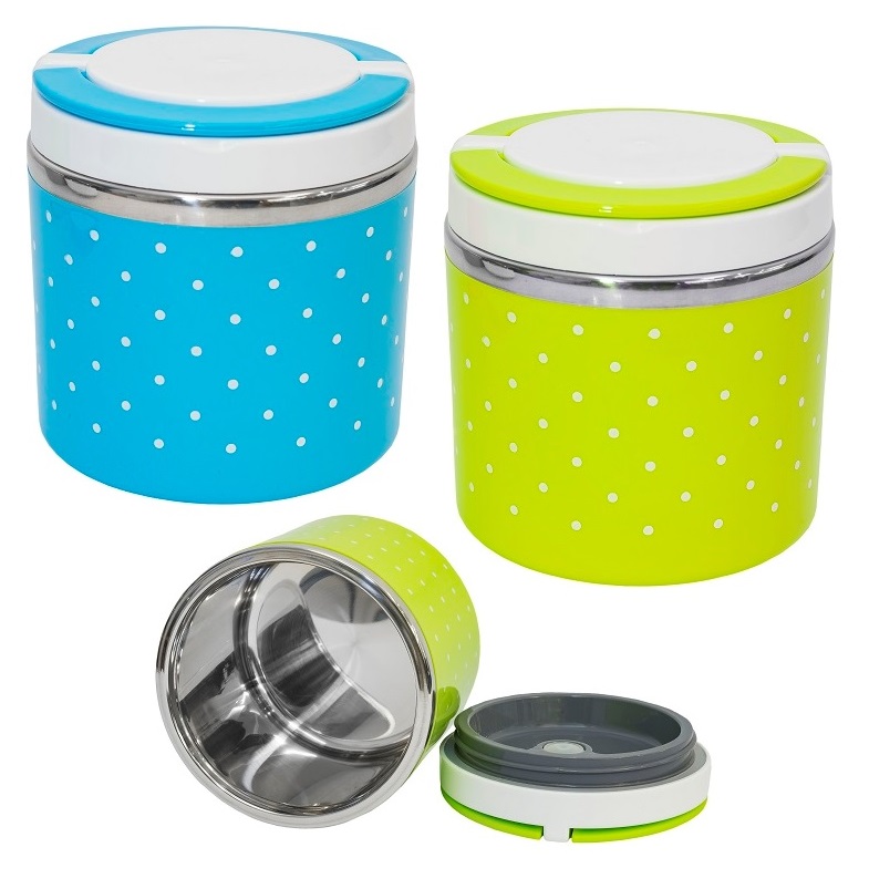 Stainless steel Lunch Box (One layer) with handle