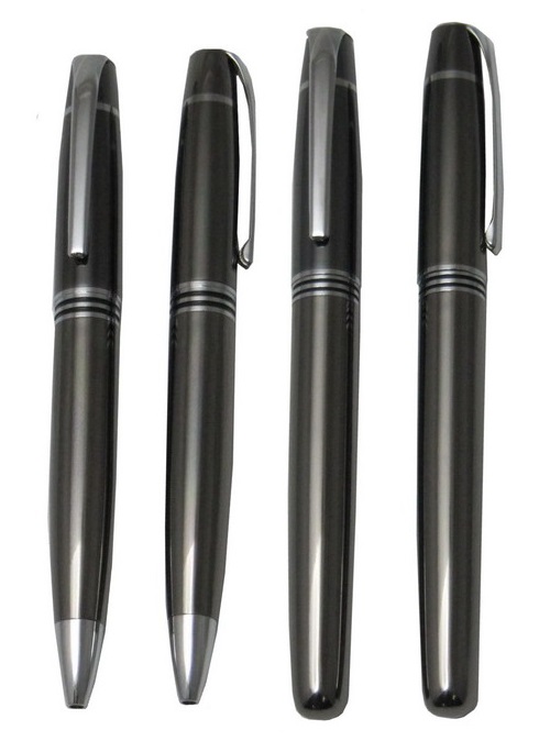 Executive Gun Metal Metal Roller Pen and Ballpen (GM50)