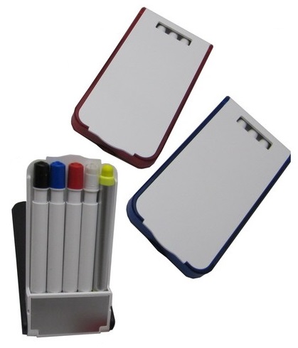 A set of Ballpens, Mechanical Pencil, Highlighter with Stylus in a casing